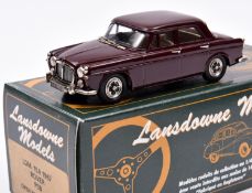 Lansdowne Models LDM.15A 1967 Rover P5B. In maroon with tan interior. Boxed. Mint. £50-70