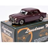 Lansdowne Models LDM.15A 1967 Rover P5B. In maroon with tan interior. Boxed. Mint. £50-70