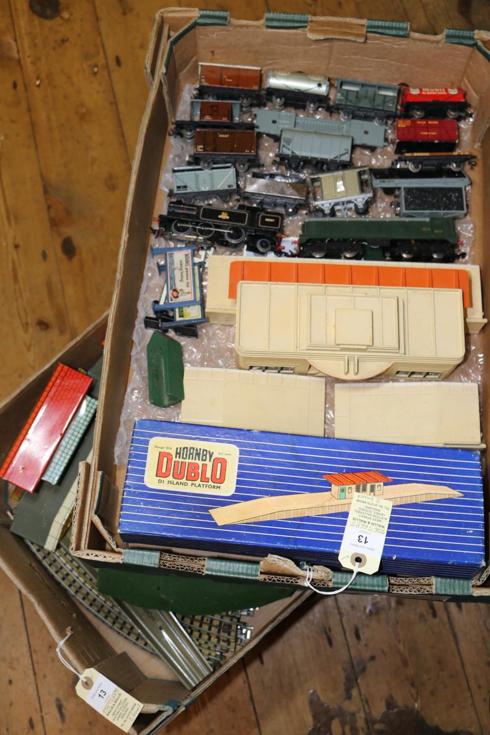 A quantity of Hornby Dublo railway for 3 rail running. Including 2x BR locomotives; A Class 20 Bo-Bo