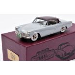 Brooklin BRK32ax 1953 Studebaker Starliner. W.M.T.C. 1994 Limited Edition. In light grey with maroon