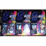 3x Kenner 1995/96 Star Wars Guardians of the Galaxy figures with THX inserts. Including Boba Fett,