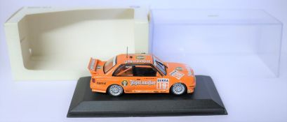 Minichamps for BMW 1:43 E30 M3 Racing Car. (12020?) Linder, racing number 19, driver A. Hahne. In