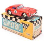 A Tri-ang Scalextric Ferrari 250GT Berinetta (C69) without lights. Example in red with driver,