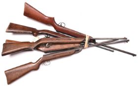 5 air rifles: .177” Webley Jaguar, GWO & C, retaining much original finish (stock worn); Diana