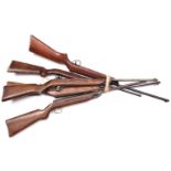 5 air rifles: .177” Webley Jaguar, GWO & C, retaining much original finish (stock worn); Diana