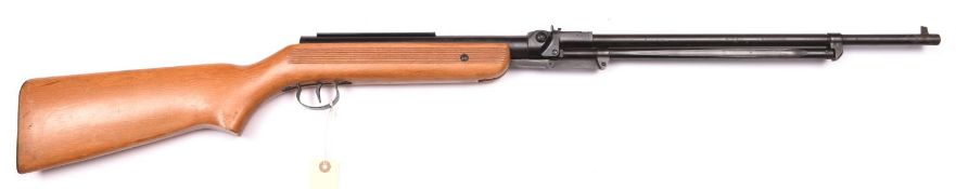 A .22” Relum (?) “Model 322” underlever air rifle, number 18296, the breech stamped “FOREIGN”,