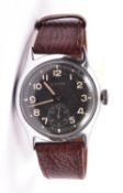 DU marked Civitas wristwatch. Serial D-U 2655072. Steel case, polished, 32mm without crown. Fixed