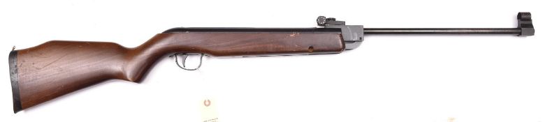 A .22” Webley Hawk Mk III break action air rifle. GWO & near VGC, retaining all original blued