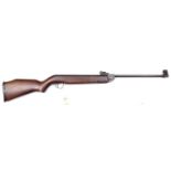 A .22” Webley Hawk Mk III break action air rifle. GWO & near VGC, retaining all original blued