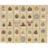 34 mostly WWII and later Canadian cap badges, but including WWI Canadian Engineers and 23rd Bn C.E.