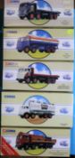 5 Corgi Classic Foden 8 Wheel Rigid Trucks. Flatbed with Barrels & Chains 'Scottish & Newcastle (