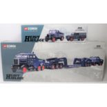 2 Corgi Classics Heavy Haulage series. 2x Scammell Constructor and 24 Wheel Low Loader Set '