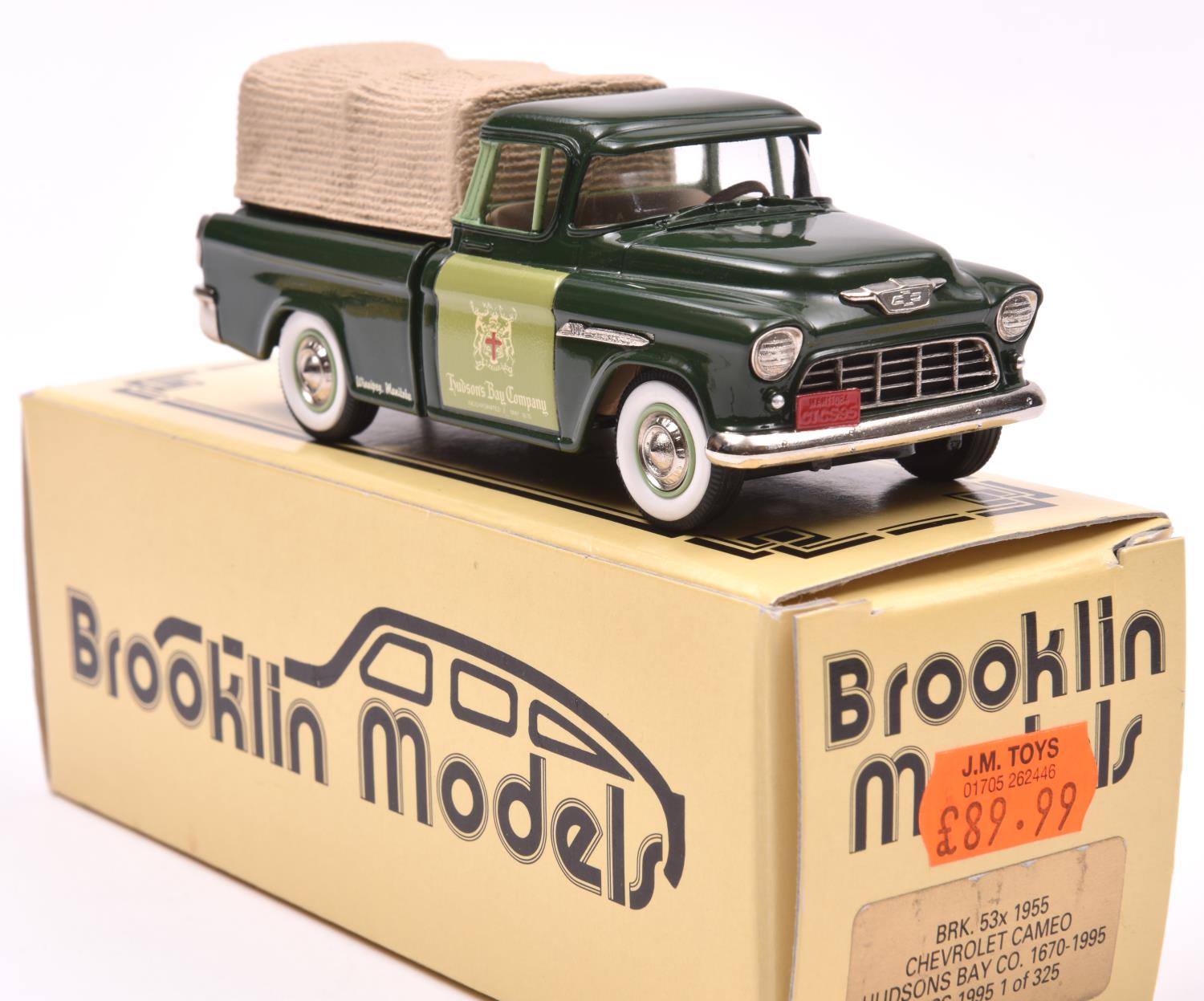 Brooklin Models BRK 53x 1955 Chevrolet Cameo Pick-Up. A 1995 C.T.C.S Limited Edition 1/325 in dark