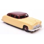 Dinky Toys Hudson Commodore Sedan 139. An example in deep cream with maroon roof and wheels with