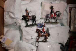 60x Del Prado Cavalry of the Napoleonic Wars figures from the 'Napoleon at War' series. Issues 61-