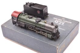 A United Scale Models, Toyko Japan, HO gauge US outline locomotive. A well detailed metal model