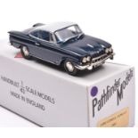 Pathfinder Models PFM 8 1963 Ford Consul Capri GT. In dark blue with grey roof and mid blue