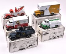 5 First Gear 1/34 1950's American Trucks.2x 1957 International R-200- example with moving van, '