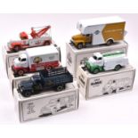 5 First Gear 1/34 1950's American Trucks.2x 1957 International R-200- example with moving van, '