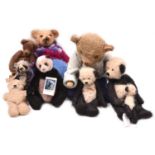 8x small Teddy Bears by various makes, including several handmade/short production run bears. 5x