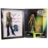 A Kenner Star Wars Power of the Force Oola and Salacious Crumb. A 1998 International Toy Expo