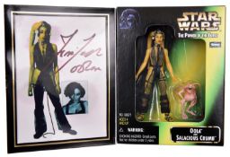 A Kenner Star Wars Power of the Force Oola and Salacious Crumb. A 1998 International Toy Expo