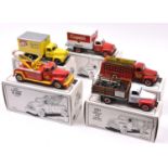 5 First Gear 1/34 1950's American Trucks. 3x 1951 Ford F-6 - Bottler's Truck 'NEHI Beverages'. A