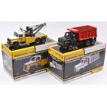 2 First Gear 1:25 scale International 'S' Series 'Construction Pioneers' Trucks. A Tow Truck in '