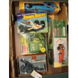 8x 1970s/80s boxed battery operated toys and games. Including; a Radio Shack Porsche 917 'Computer