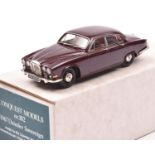 Conquest Models No.102 1967 Daimler Sovereign. In maroon with red interior, maroon wheels with