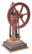 A Stuart Models Williamson Column Engine. Constructed from brass and aluminium castings. Based on