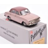 Pathfinder Models PFM 23 1962 Vauxhall Victor FB saloon. An example in pale pink with a deeper shade