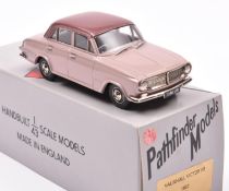 Pathfinder Models PFM 23 1962 Vauxhall Victor FB saloon. An example in pale pink with a deeper shade