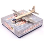 A Dinky Supertoys 998; Bristol Britannia Airliner. 4-engine airliner in silver, blue and white