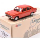 Lansdowne Models LDM.35 1970 Hillman Avenger 4 Door De Luxe. An example in 'Firebrand Red', with tan