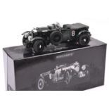 A Minichamps 1:18 scale model of a 1930 Bentley 'Blower' 4.5 Litre Le Mans. A very well detailed