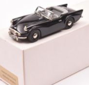 Pathfinder for Peregrine Model Cars 1964 Daimler SP250 POLICE Car. In black with grey interior, 'ALM