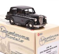 Lansdowne Models LDM. 49. 1951 Triumph Mayflower. In black with tan interior, black wheels with