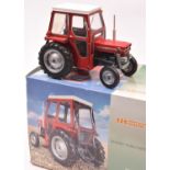 A Universal Hobbies 1:16 scale model of a Massey Fergusson 135 tractor (UH2697U). A very well