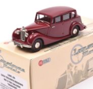 Lansdowne Models LDM. 8A. 1954 Triumph Renown MkII TDC Saloon. In maroon with maroon interior,