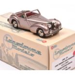 Lansdowne Models LDM.37x 1949 Triumph 2000 Roadster. In pale metallic pink with maroon seats, plated