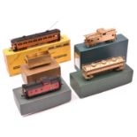 8x HO gauge Japanese manufactured brass railway models in American outline. 4x Orion, Japan,