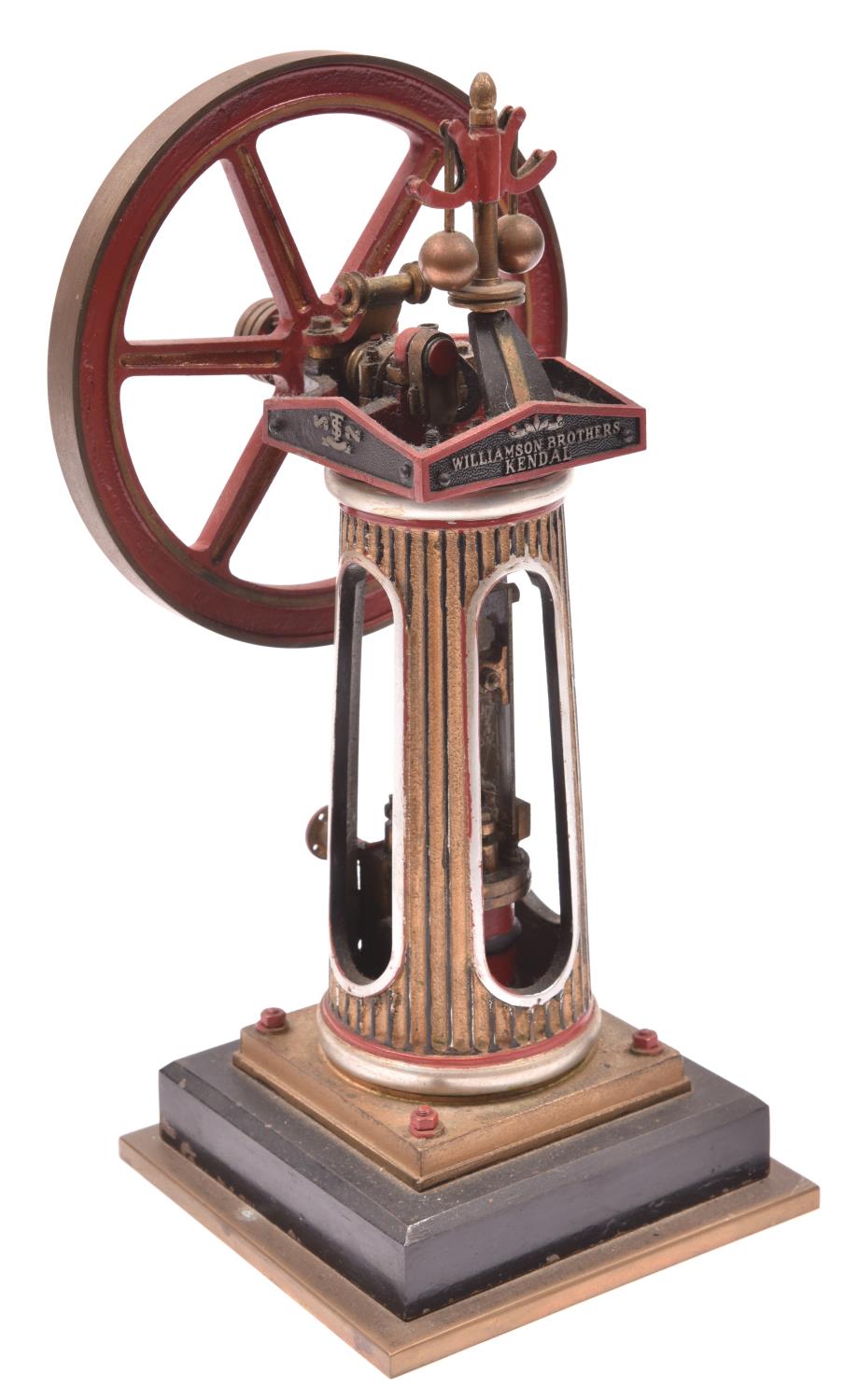A Stuart Models Williamson Column Engine. Constructed from brass and aluminium castings. Based on - Image 2 of 4