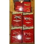 4 ERTL Collectibles Vintage Fuel 'Wings Of TEXACO' series 1:30 scale 1930's aircraft. 2x 1931
