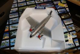 A large 1:48 scale Armour Collection model of an American Douglas C-47 Troop Carrier. In silver U.S.