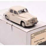 Crossways Models Rover 75 'Cyclops' Saloon. (CM01). In white with black interior, with 'WMD735'