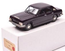 Pathfinder for Minicar 43, 1966 Ford Zephyr Mk.IV In aubergine with black interior. 'KUC 351D'