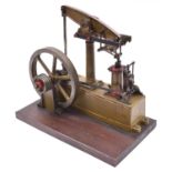 A Stuart Models Beam Engine. A well constructed and detailed single cylinder steam engine