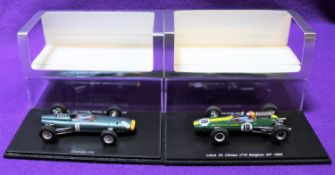 2 Spark 1:43 Racing Cars. BRM P261 Winner Monaco Grand Prix 1964, RN8, in metallic light green,