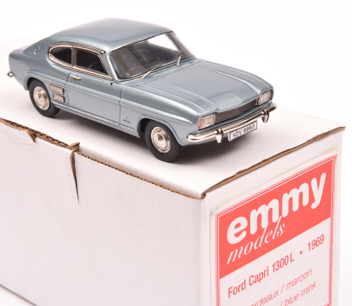 An Emmy Models Mk.1 Ford Capri 1300. Produced by Kenna for this Swiss based Company, this Limited